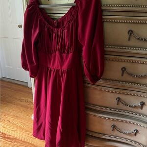 Vixen by Micheline Pitt Red vacation dress